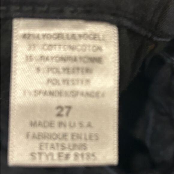 Free People Women's Skinny Ankle Jeans Black Wash Size 27 - Picture 6 of 12